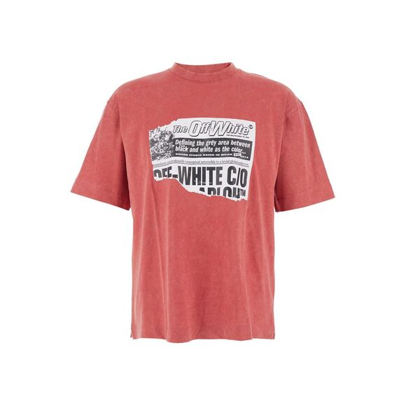 Off-White Men News Outl Arrow Skate S/S Tee - Picture 1 of 3